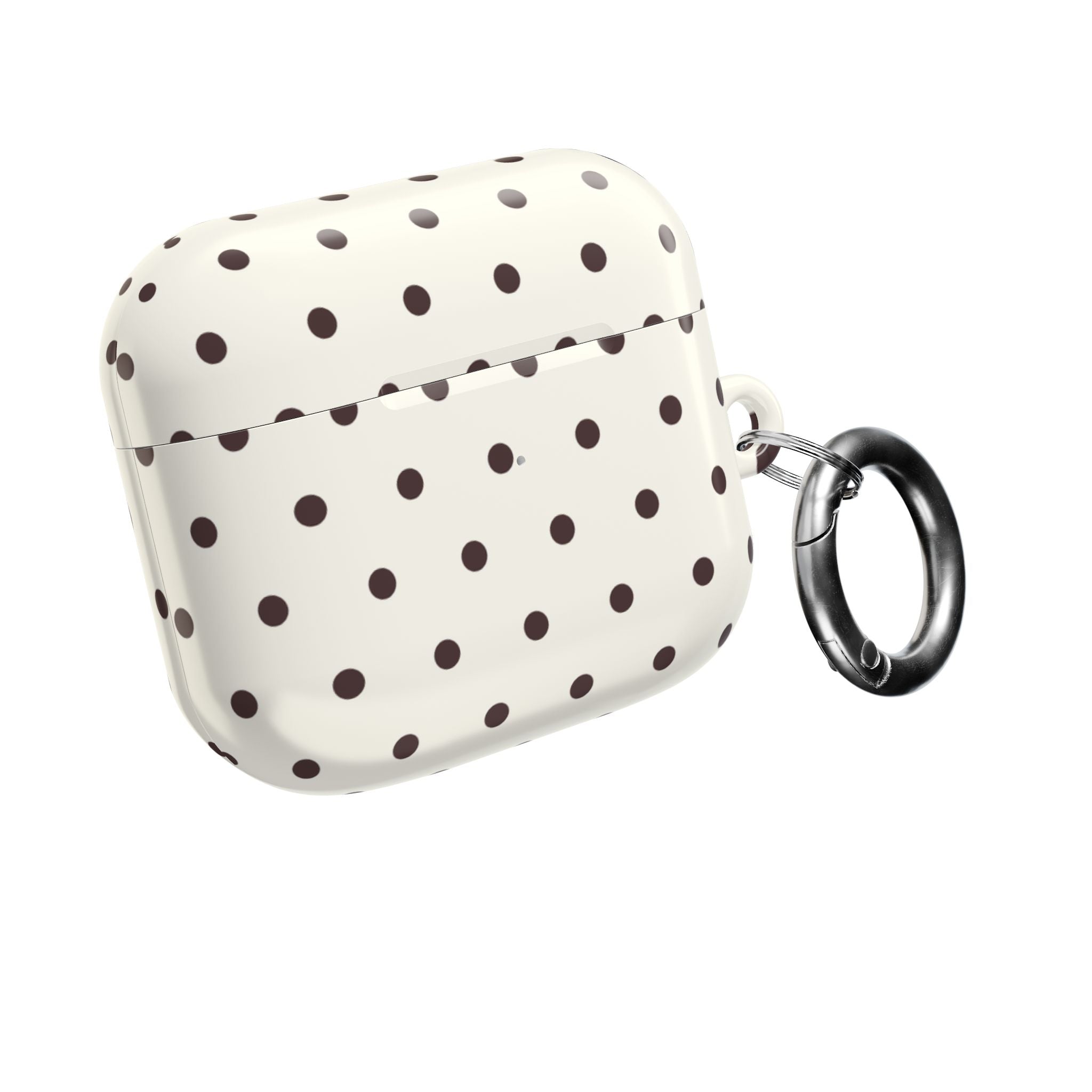 Cream Polka Dot AirPod Case