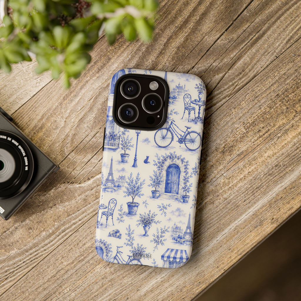 Paris Blue Toile Case