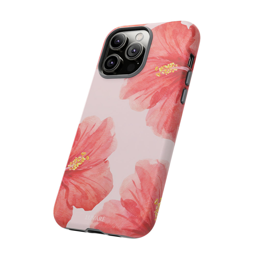 Watercolour Island Floral Hibiscus Case