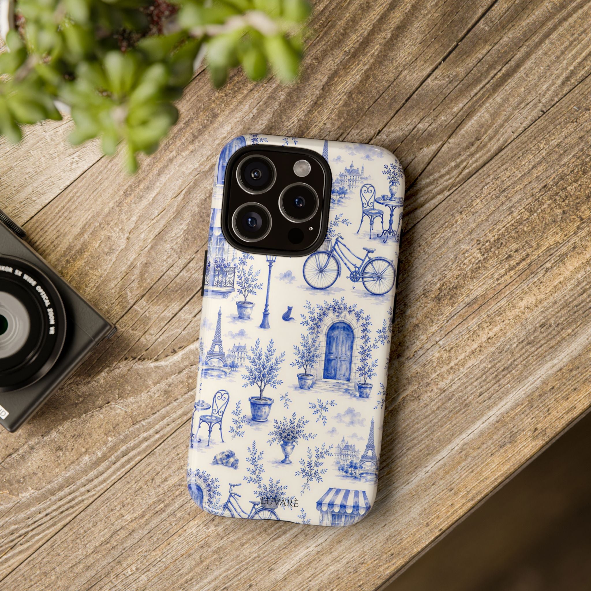 Paris Blue Toile Case