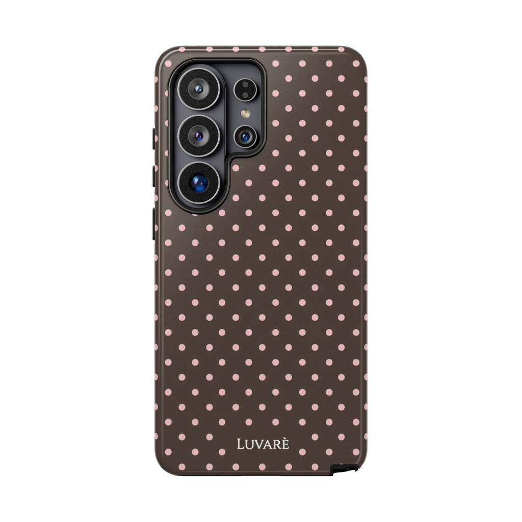 Brown Polka Dot Phone Case