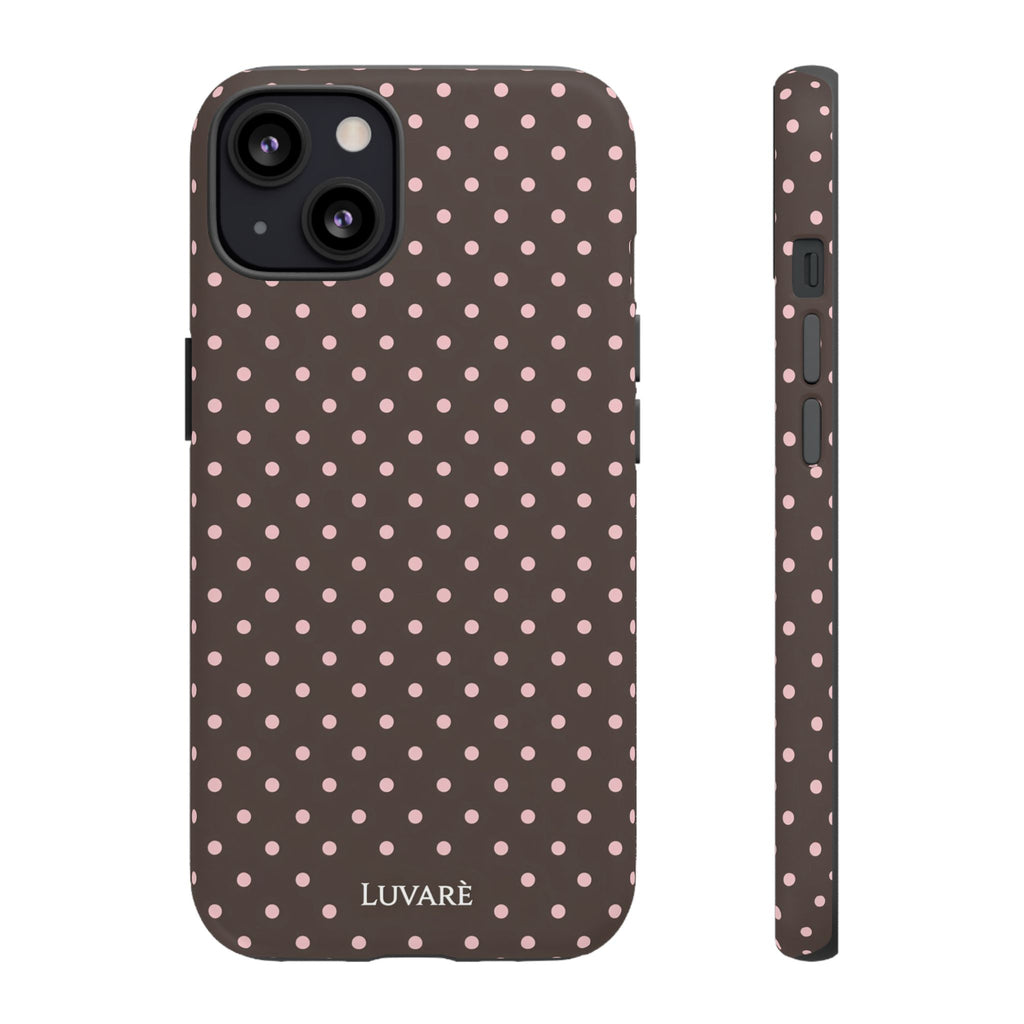 Brown Polka Dot Phone Case