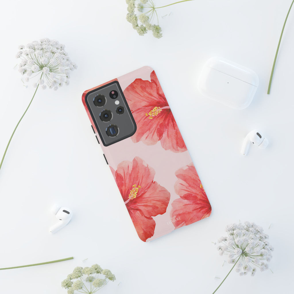 Watercolour Island Floral Hibiscus Case