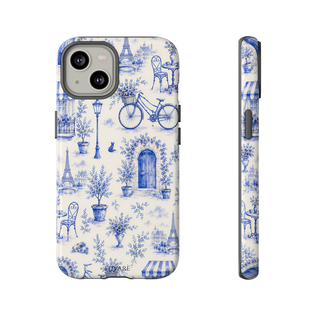 Paris Blue Toile Case