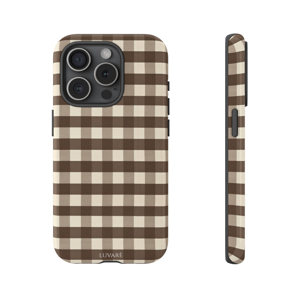 Brown Buffalo Plaid Case
