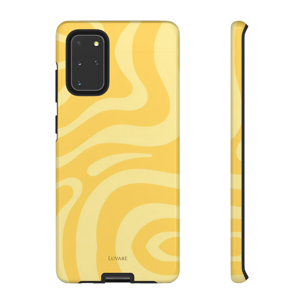Yellow Retro Swirl Case