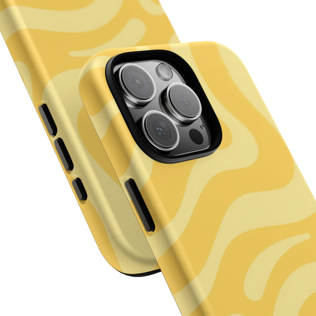 Yellow Retro Swirl Case