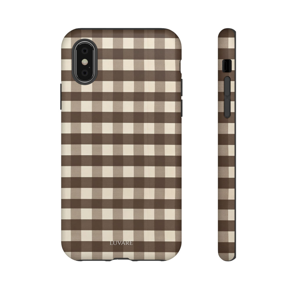 Brown Buffalo Plaid Case