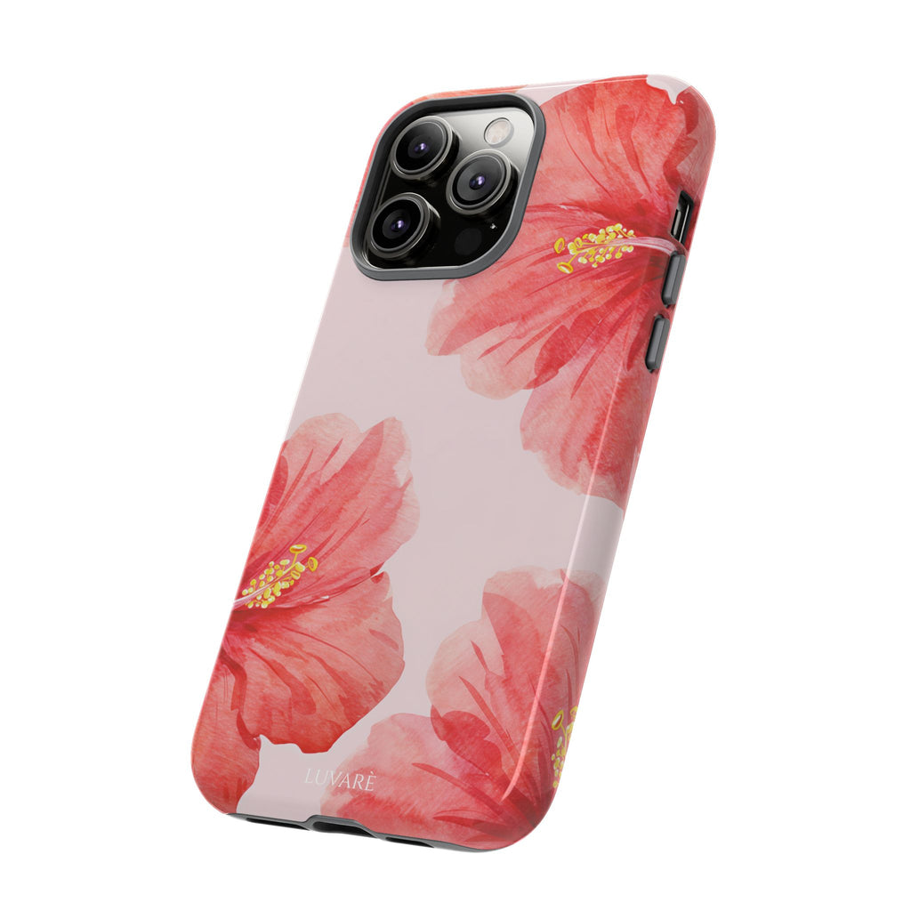 Watercolour Island Floral Hibiscus Case