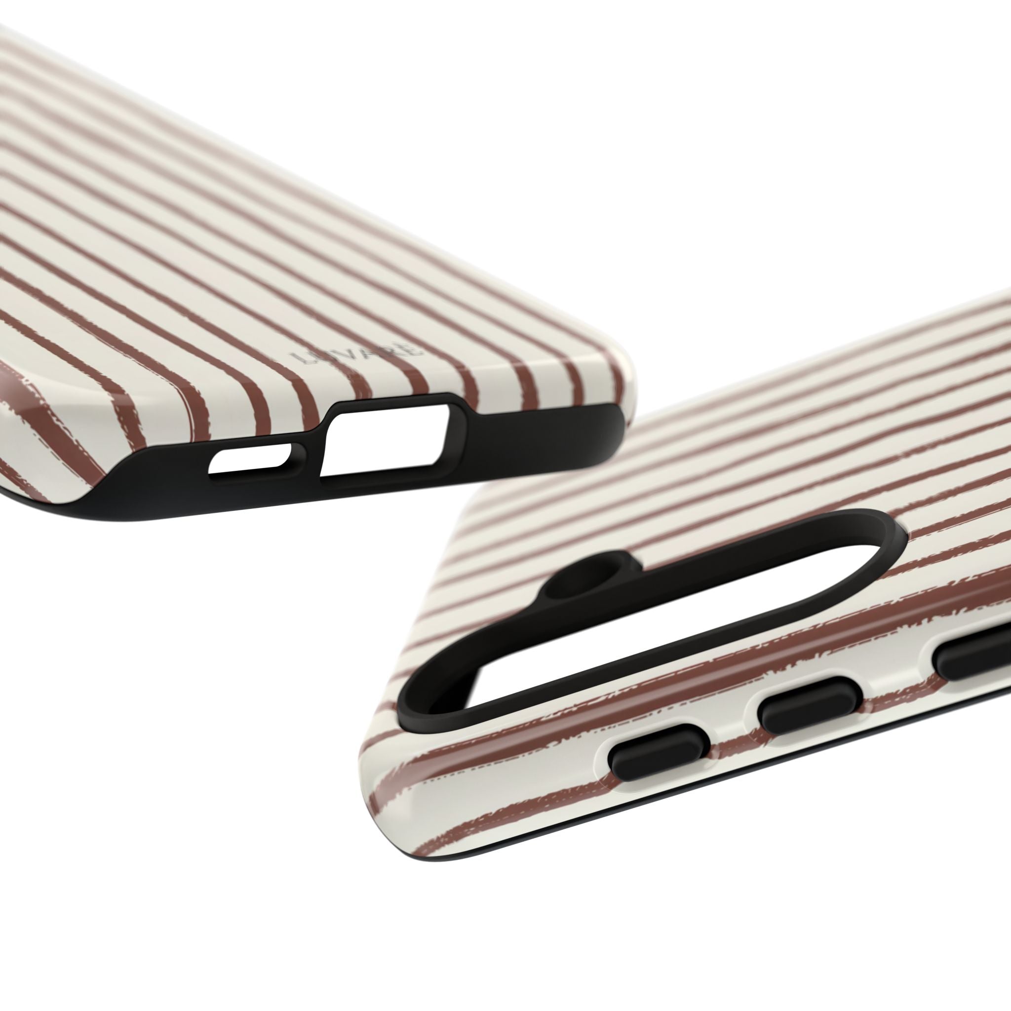 Brown Drawn Stripe Case