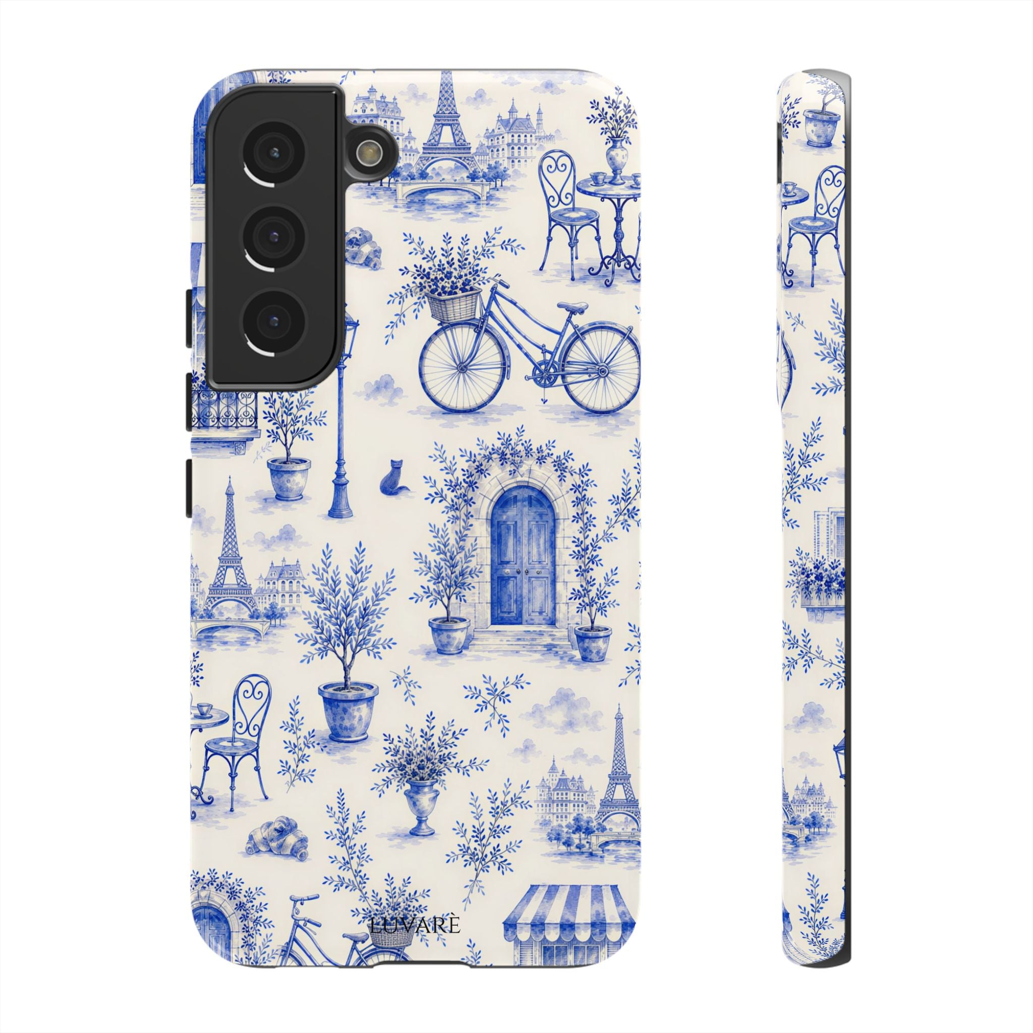 Paris Blue Toile Case