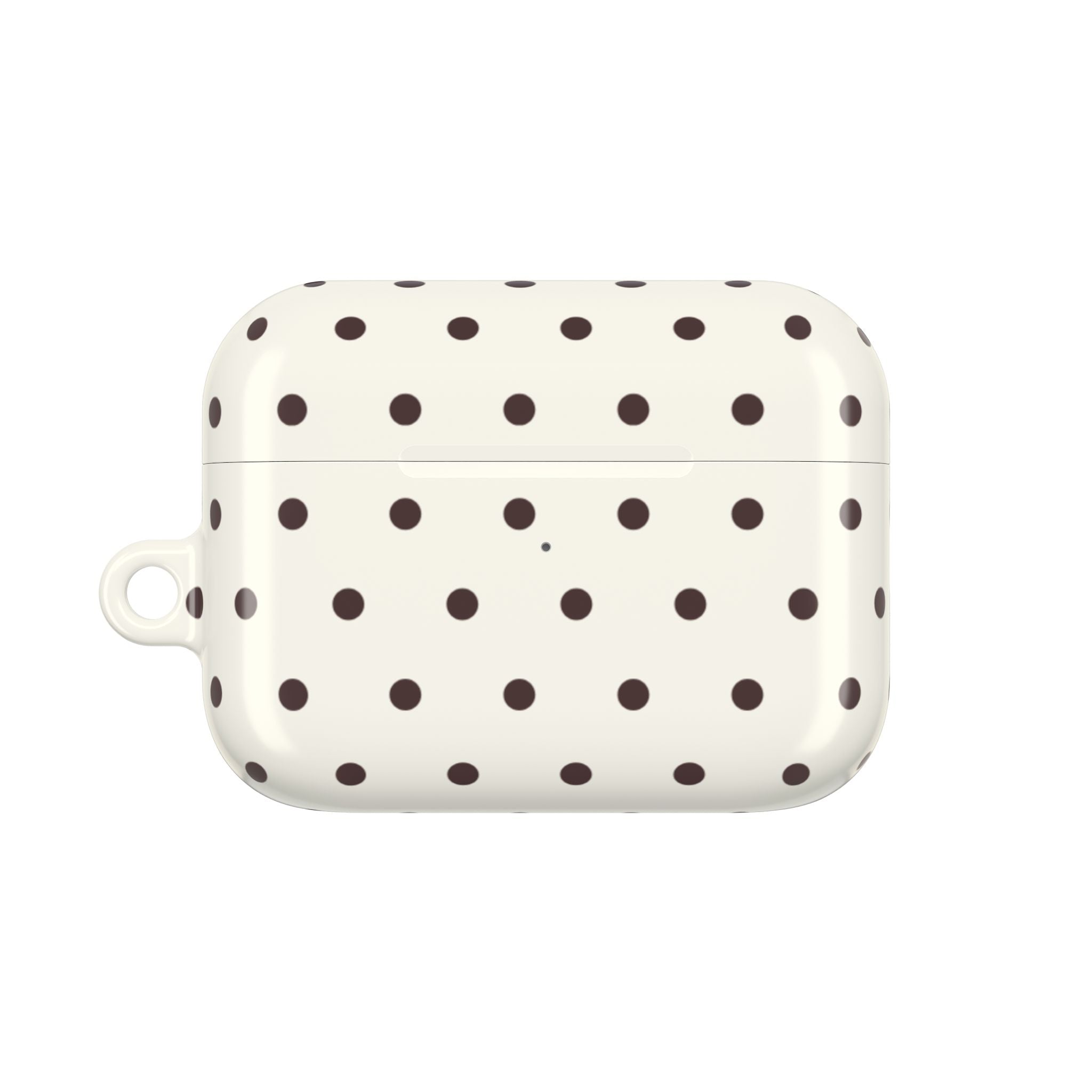 Cream Polka Dot AirPod Case