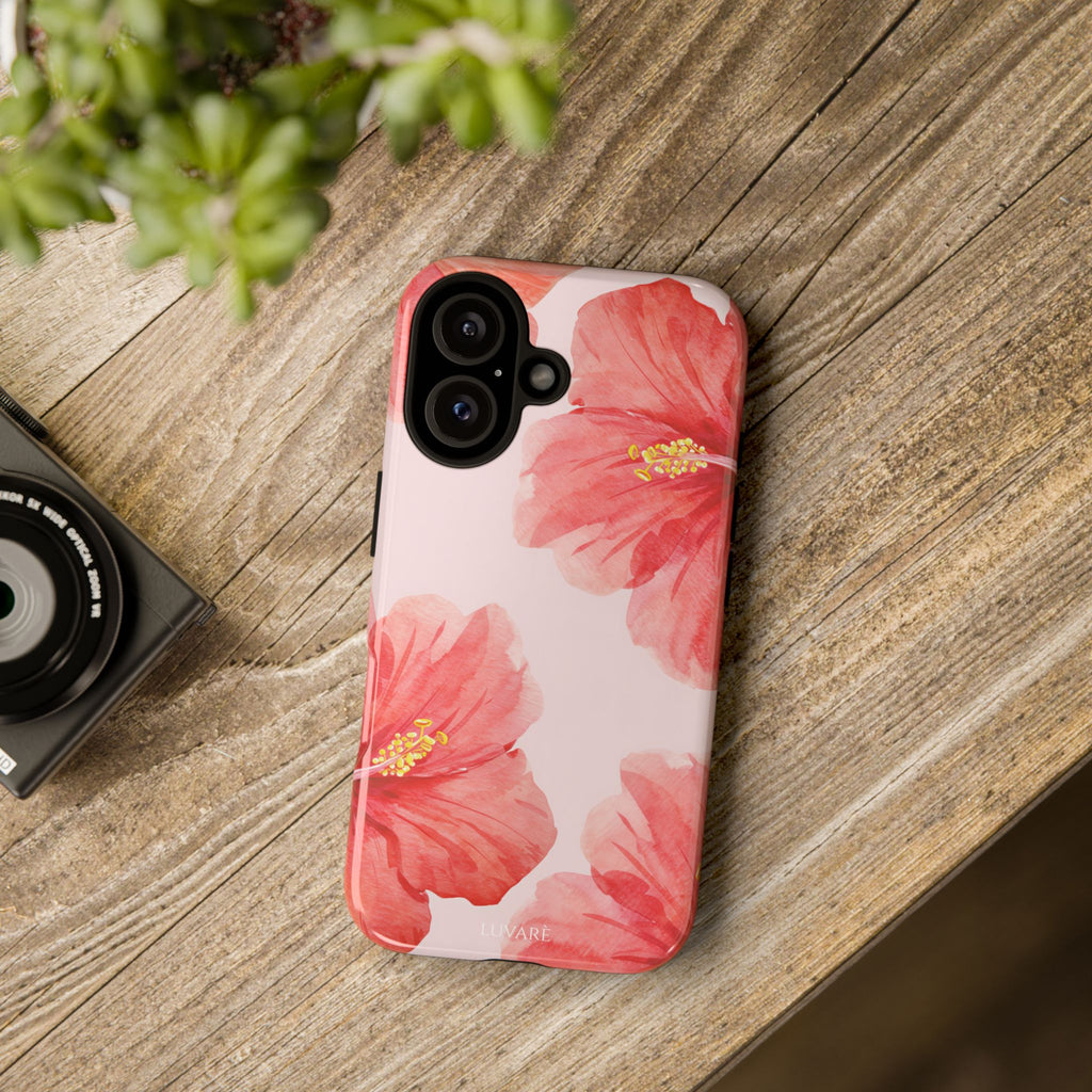 Watercolour Island Floral Hibiscus Case