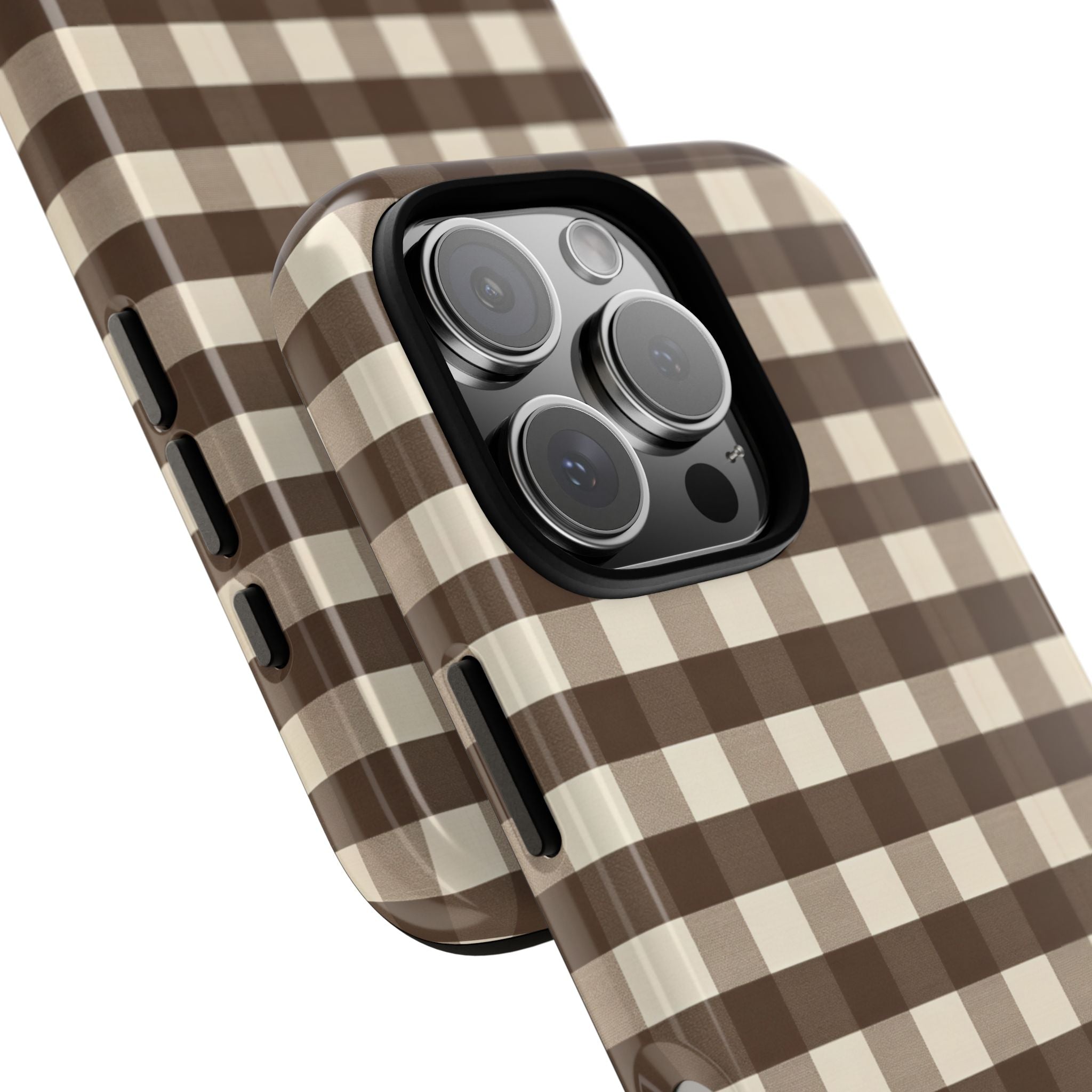 Brown Buffalo Plaid Case