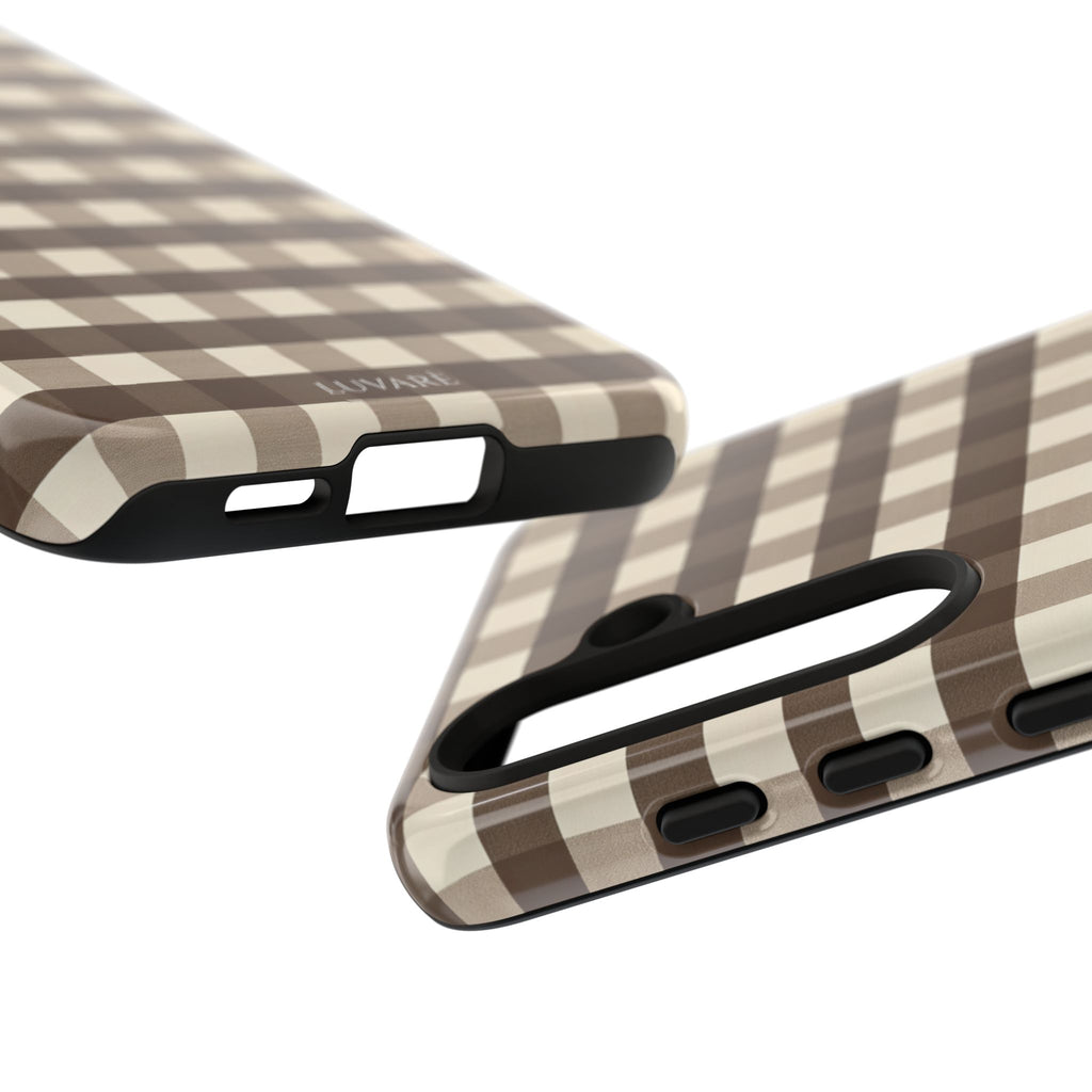 Brown Buffalo Plaid Case