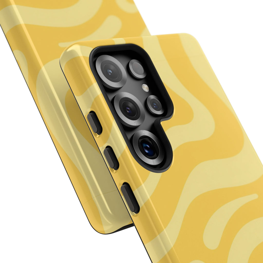 Yellow Retro Swirl Case
