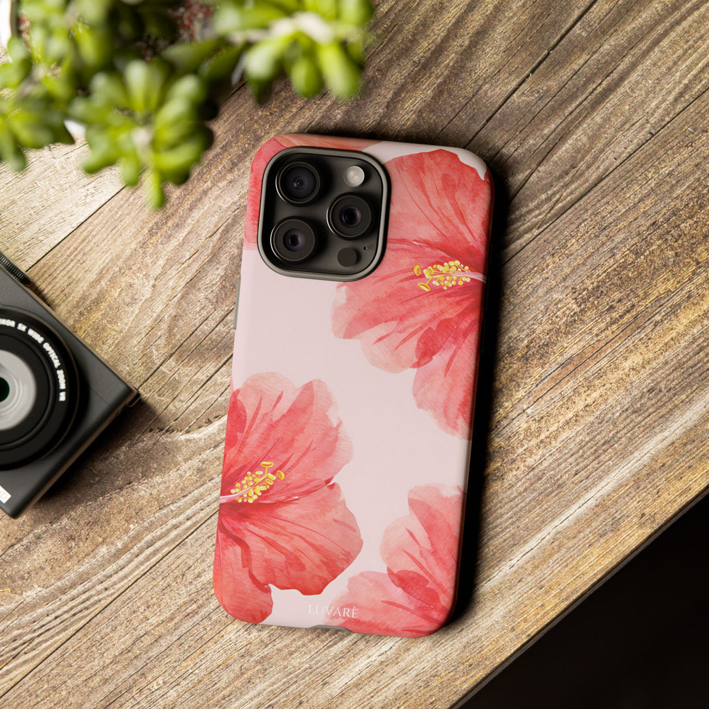 Watercolour Island Floral Hibiscus Case