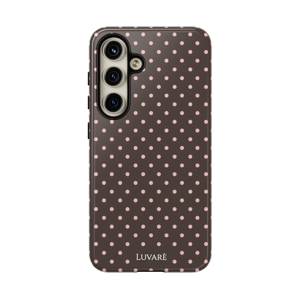 Brown Polka Dot Phone Case