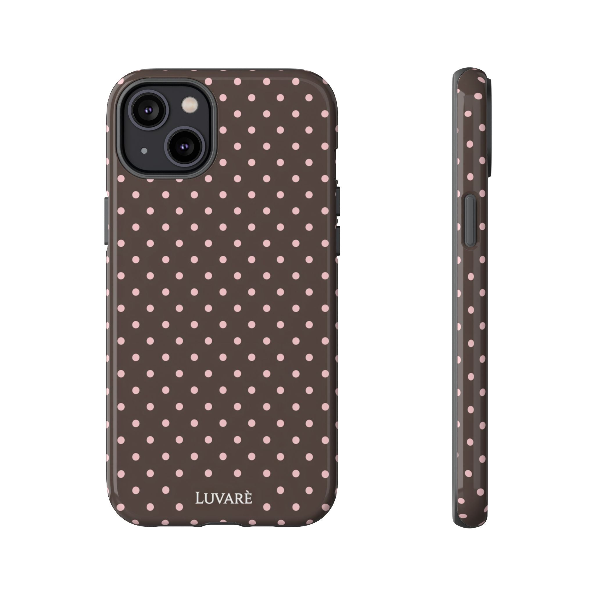 Brown Polka Dot Phone Case