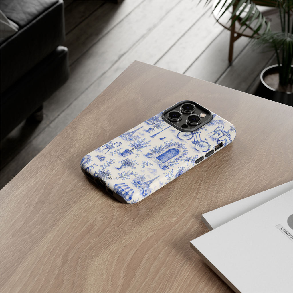 Paris Blue Toile Case