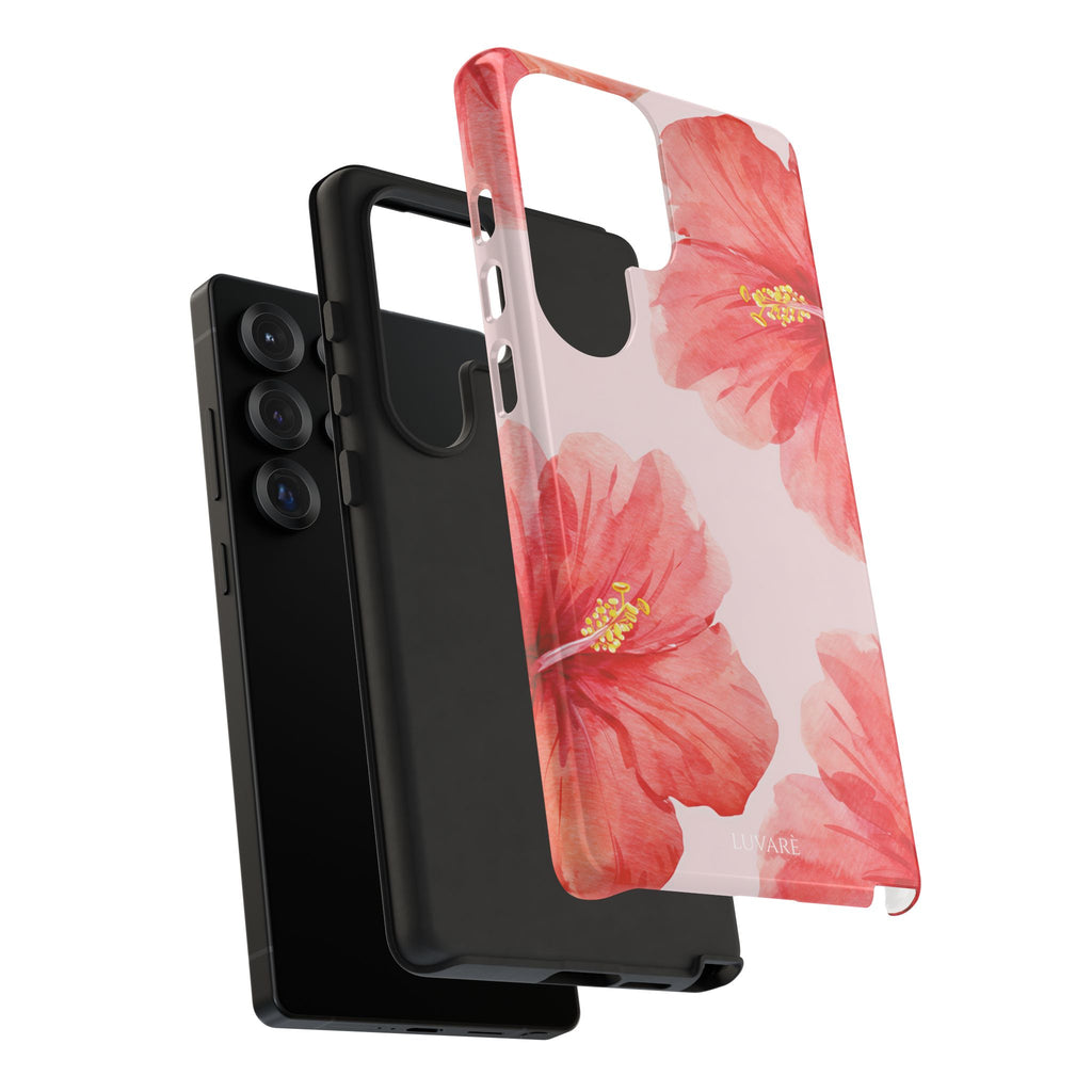 Watercolour Island Floral Hibiscus Case
