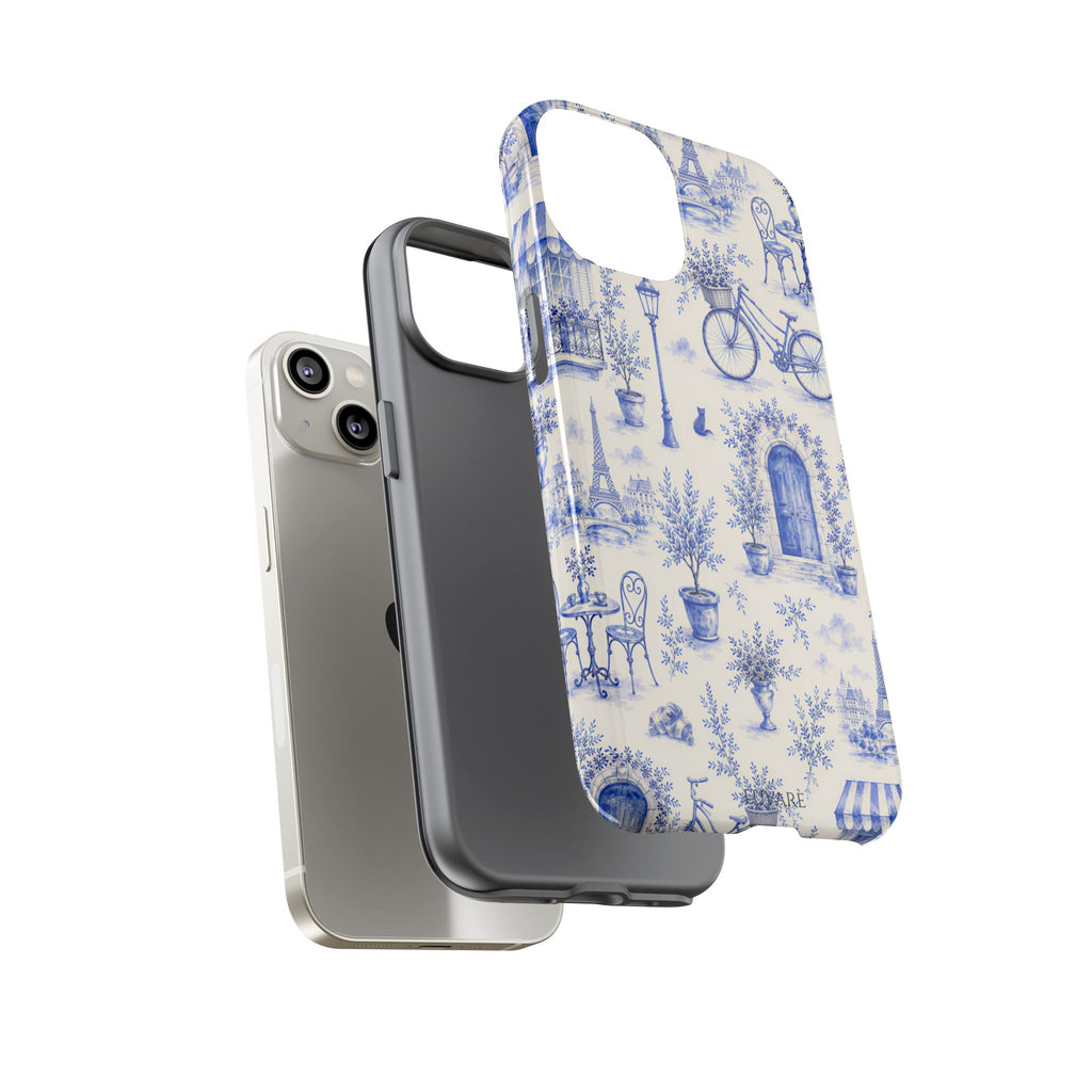 Paris Blue Toile Case