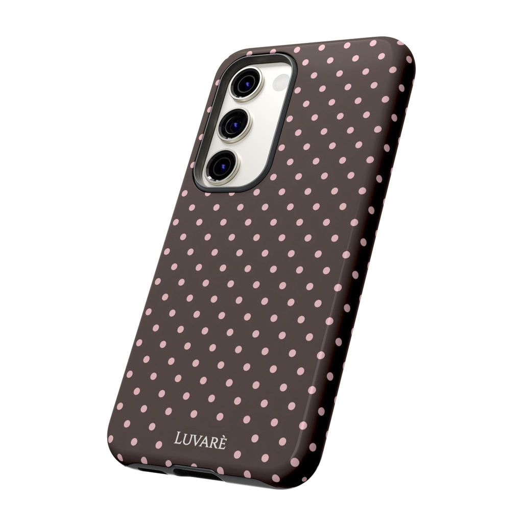 Brown Polka Dot Phone Case