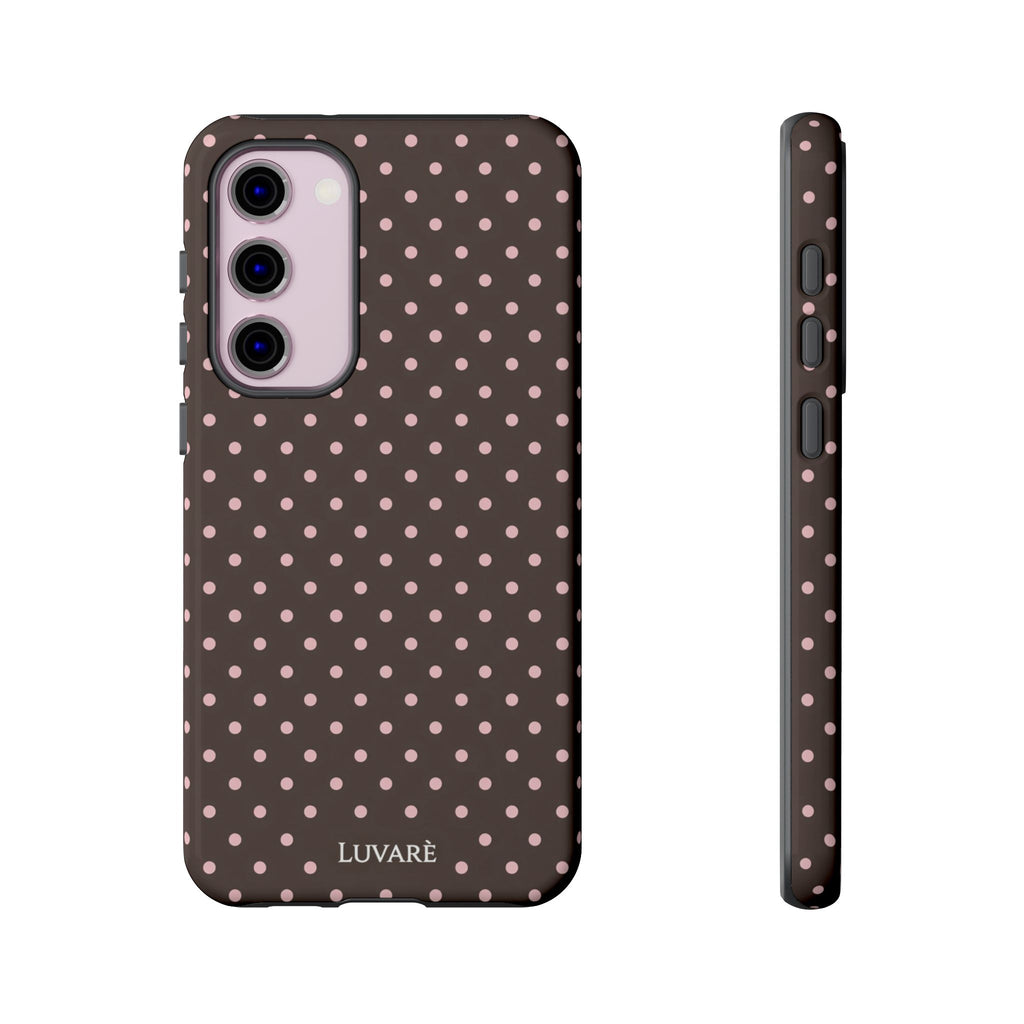 Brown Polka Dot Phone Case