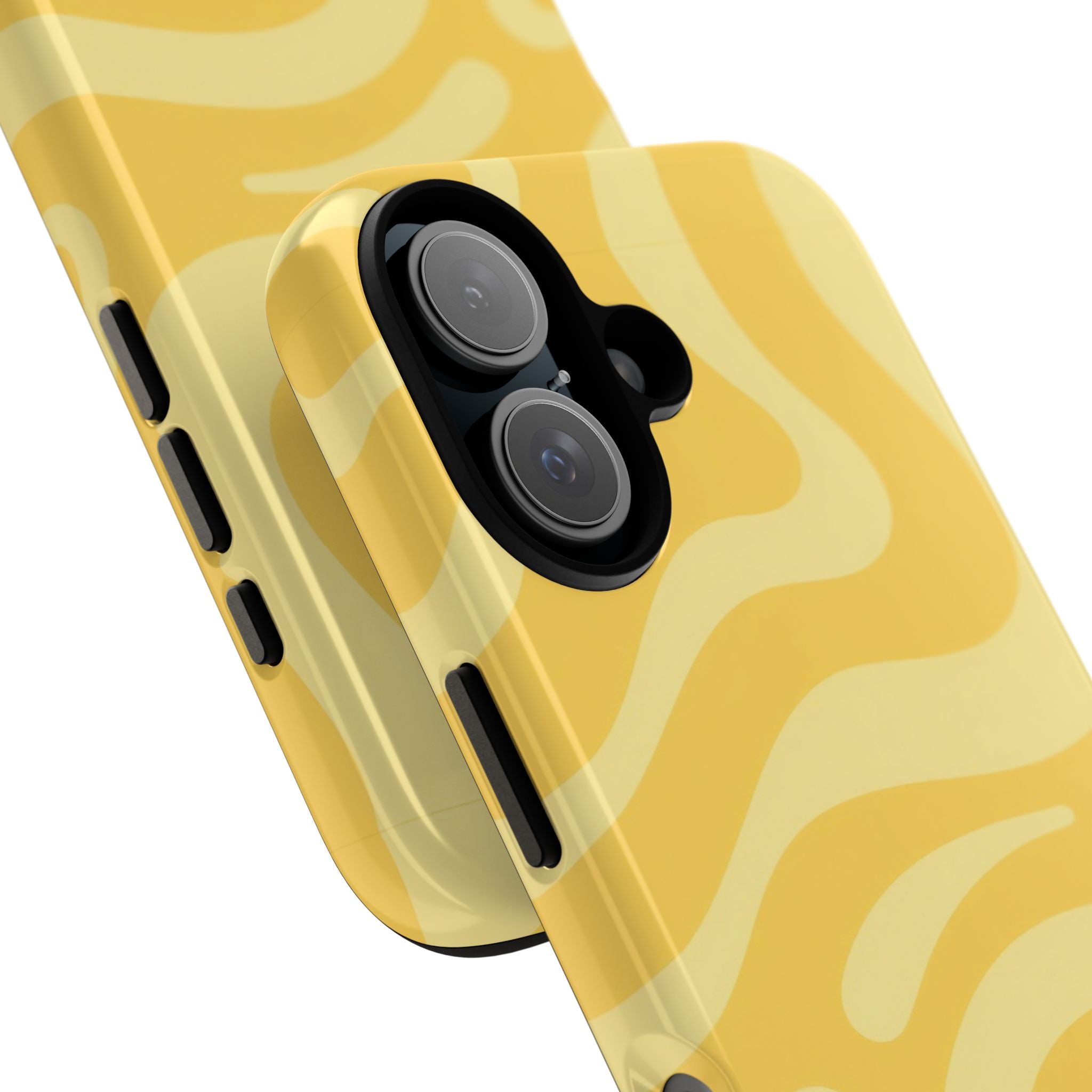 Yellow Retro Swirl Case