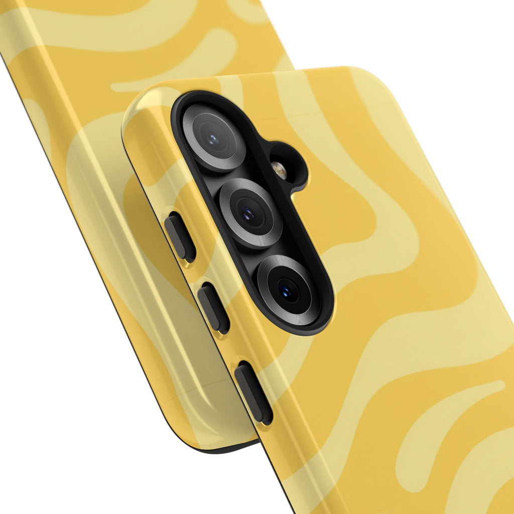 Yellow Retro Swirl Case