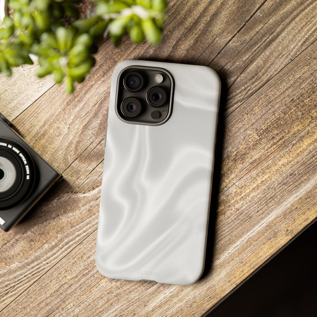 Pearl Marble Tough Phone Case — Durable Slim Impact Protection