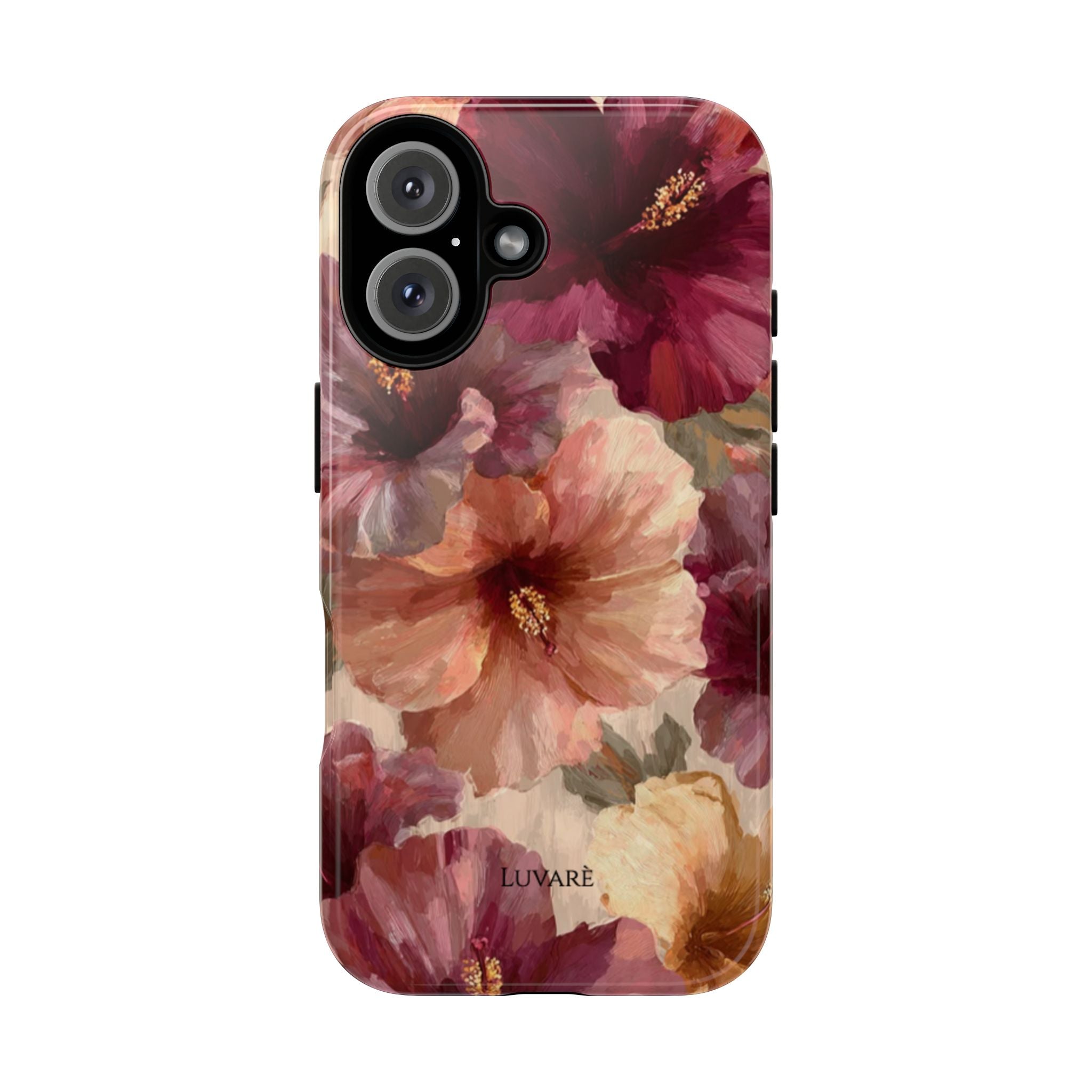 Floral Hibiscus Phone Case — Vintage Watercolor Tropical Protection