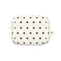Cream Polka Dot AirPod Case