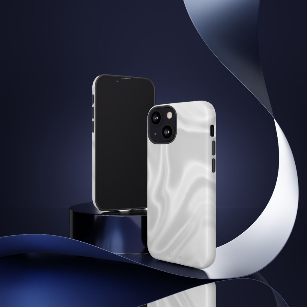 Pearl Marble Tough Phone Case — Durable Slim Impact Protection