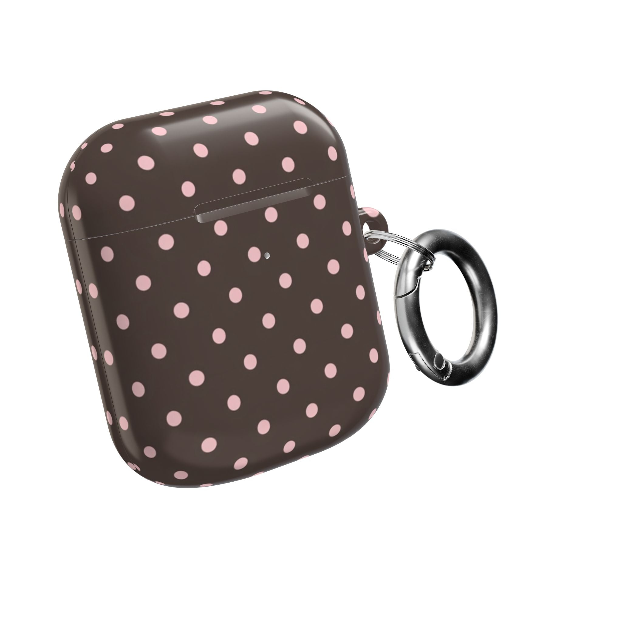 Brown Polka Dot AirPod Case