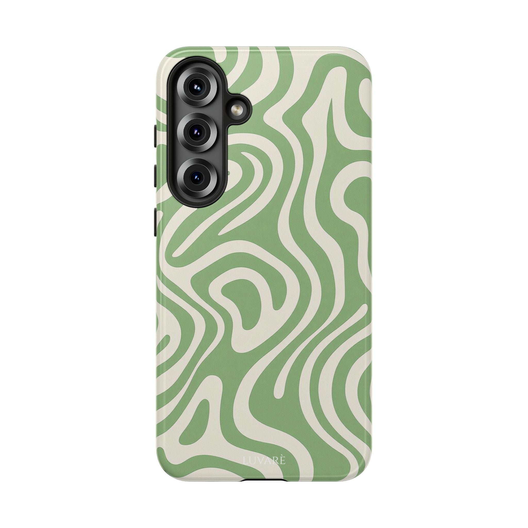 Abstract Green Swirl Phone Case