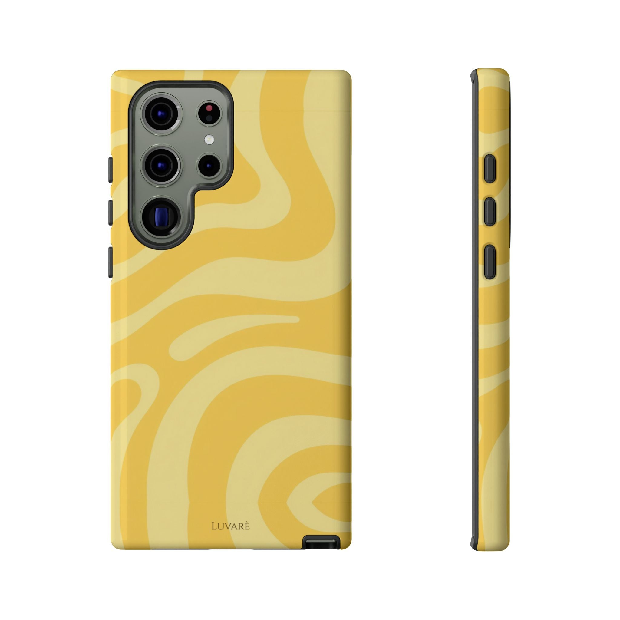 Yellow Retro Swirl Case