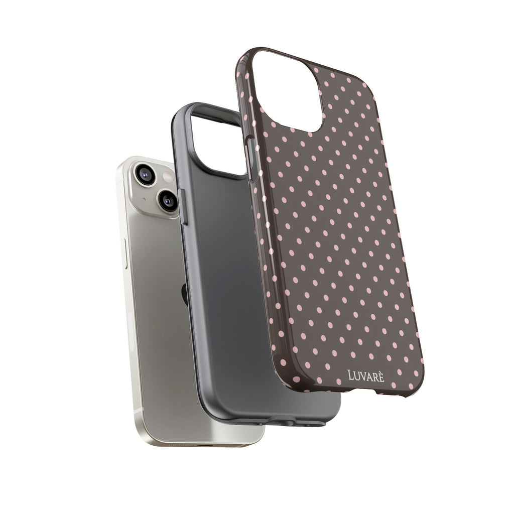 Brown Polka Dot Phone Case
