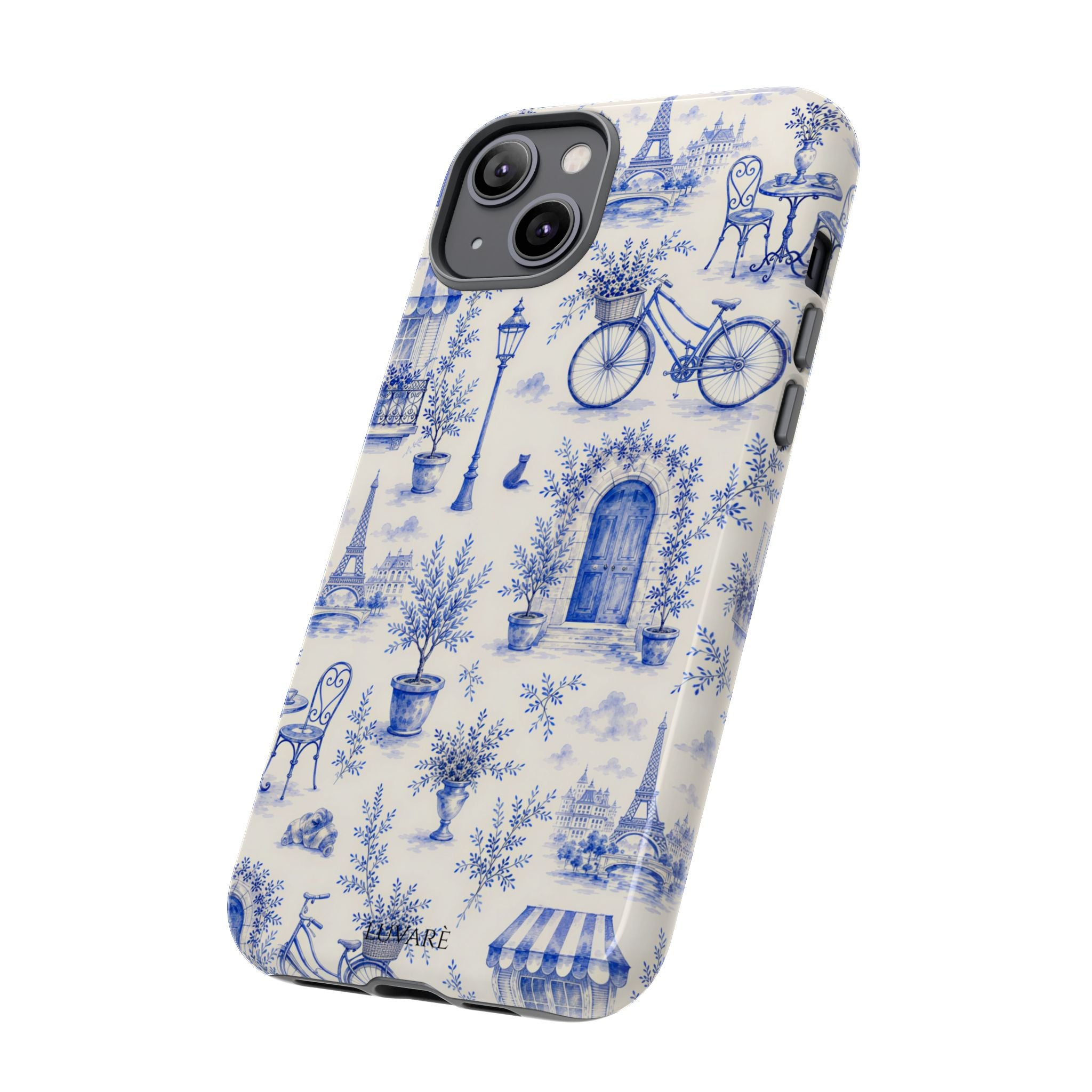 Paris Blue Toile Case