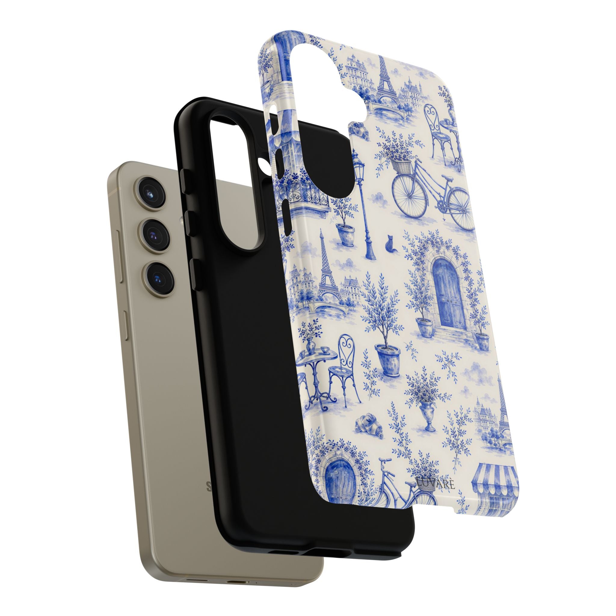 Paris Blue Toile Case