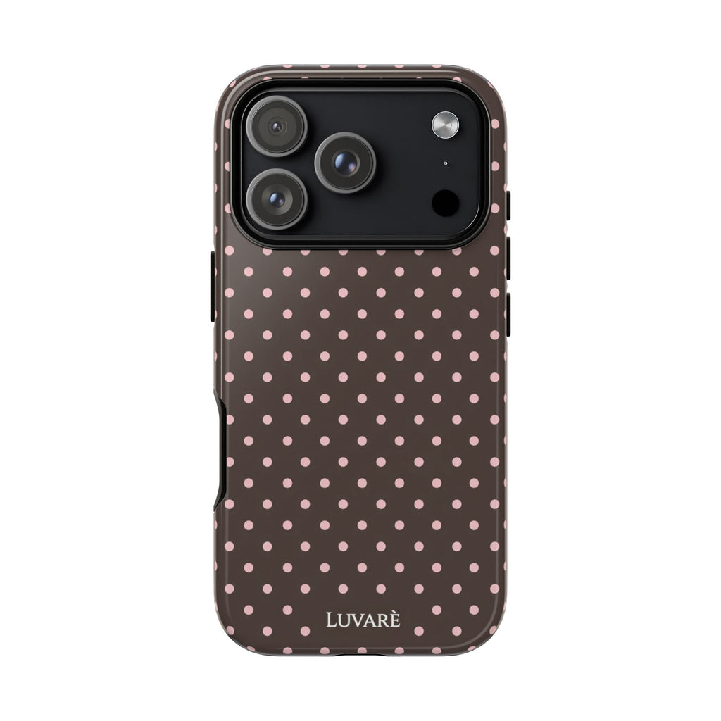 Brown Polka Dot Phone Case