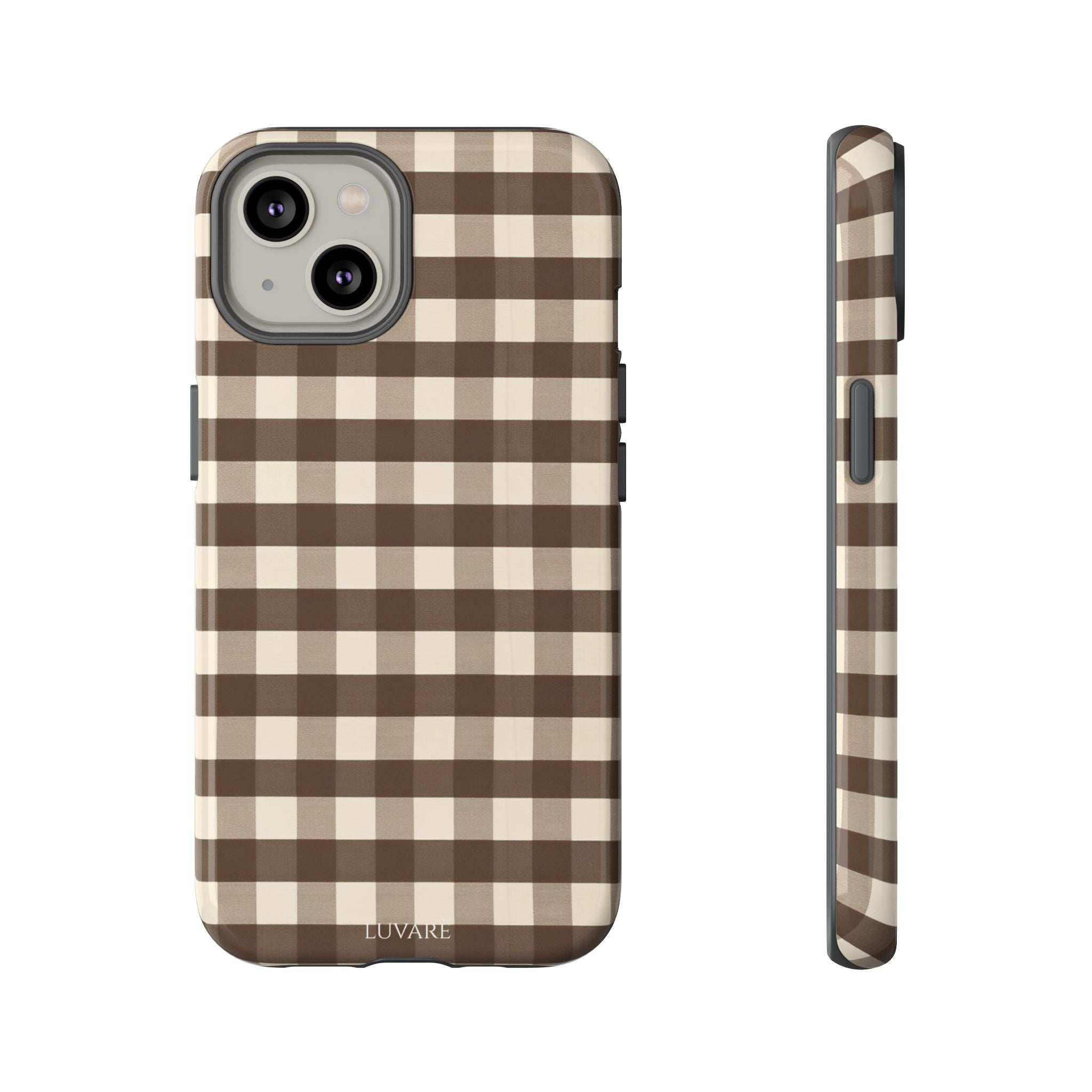Brown Buffalo Plaid Case