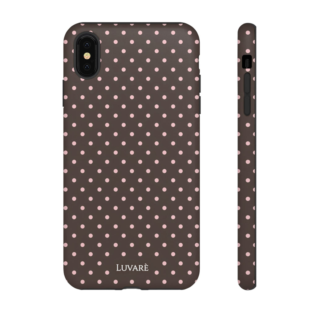 Brown Polka Dot Phone Case