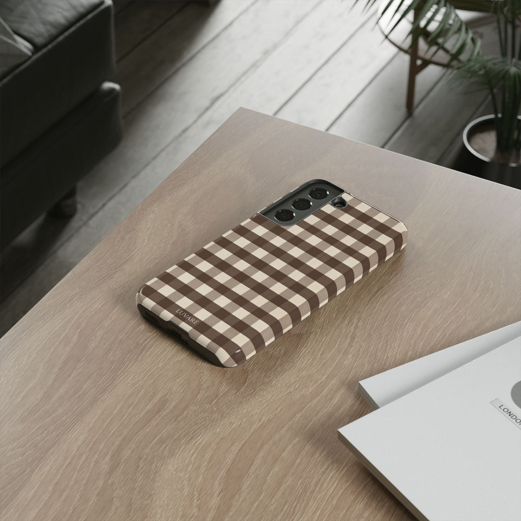 Brown Buffalo Plaid Case