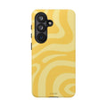 Yellow Retro Swirl Case