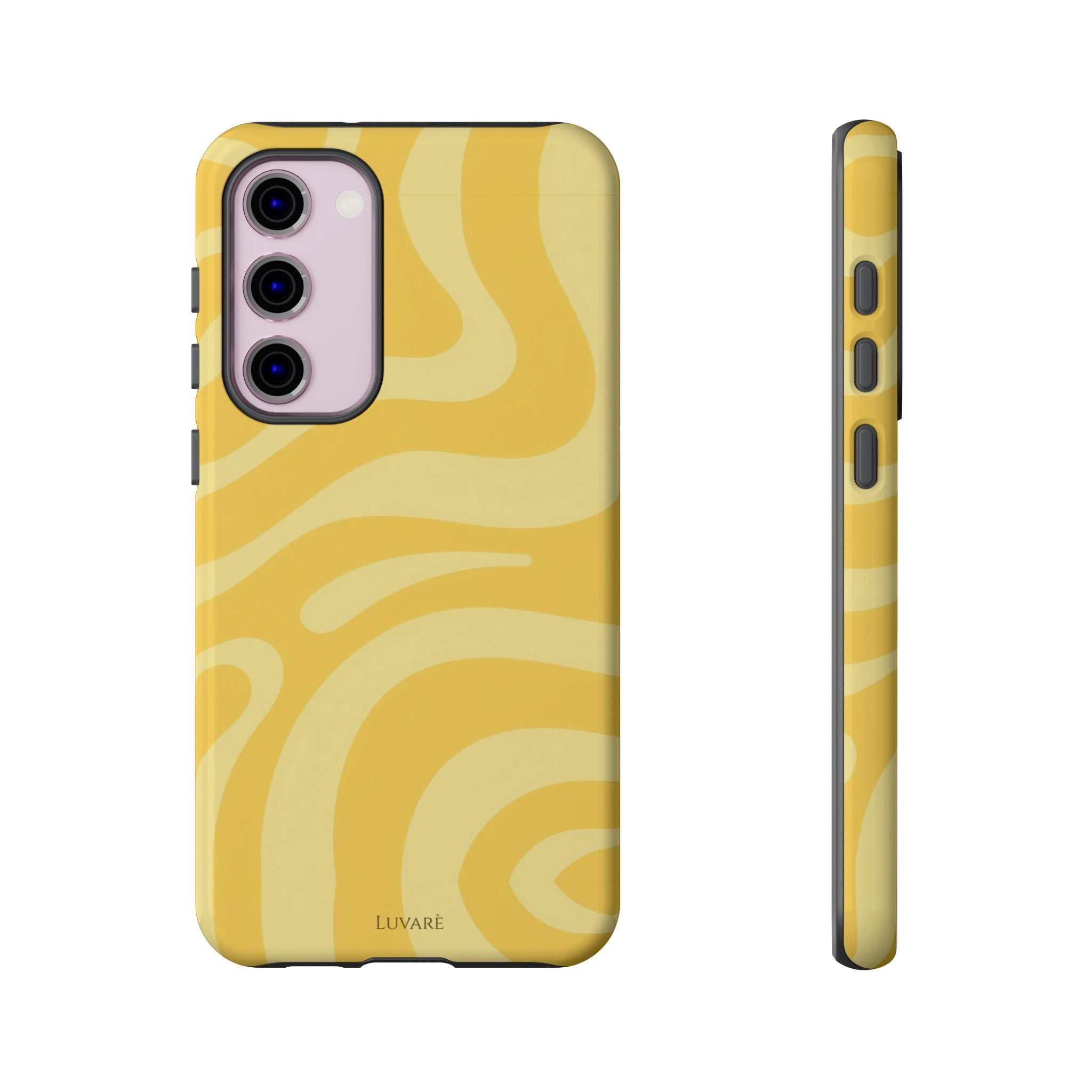 Yellow Retro Swirl Case