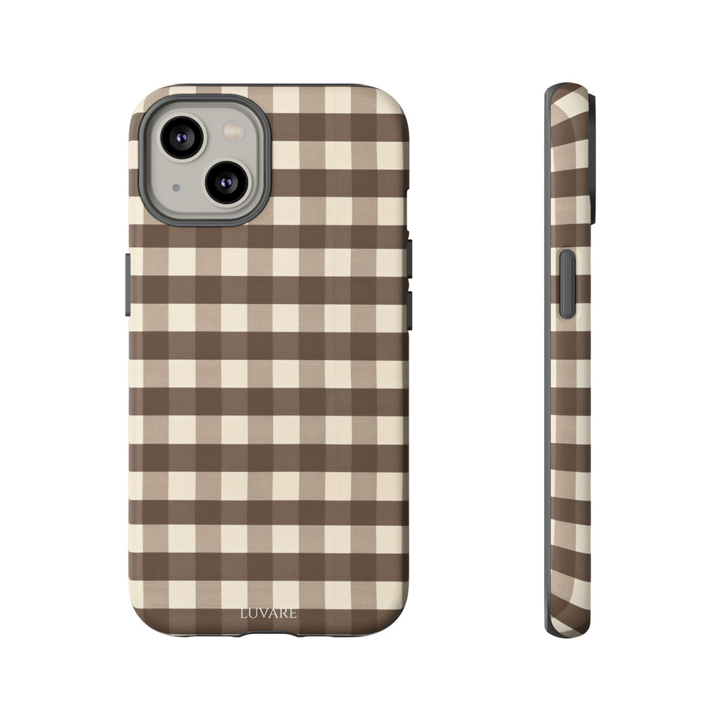 Brown Buffalo Plaid Case