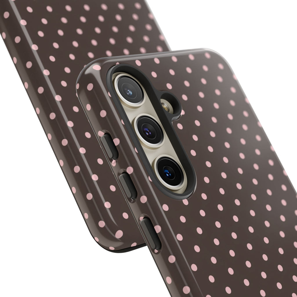 Brown Polka Dot Phone Case