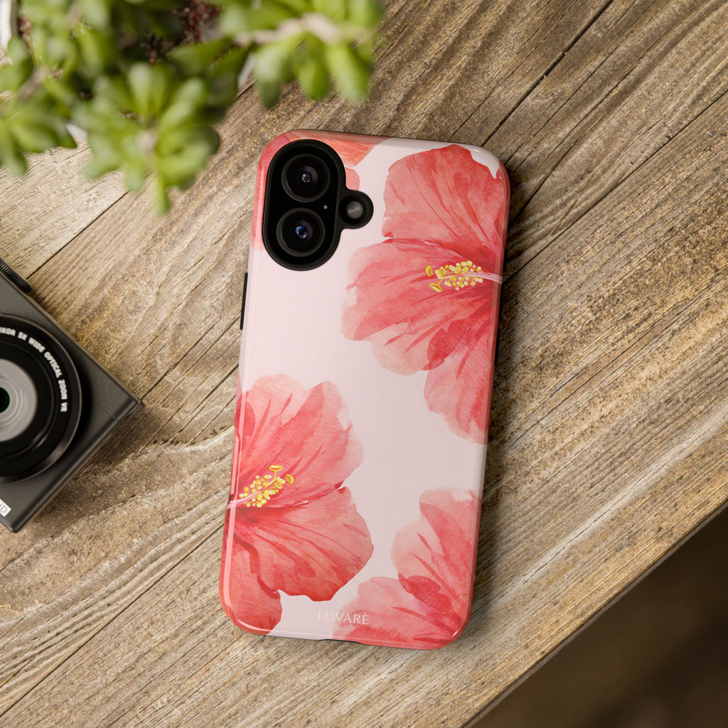 Watercolour Island Floral Hibiscus Case
