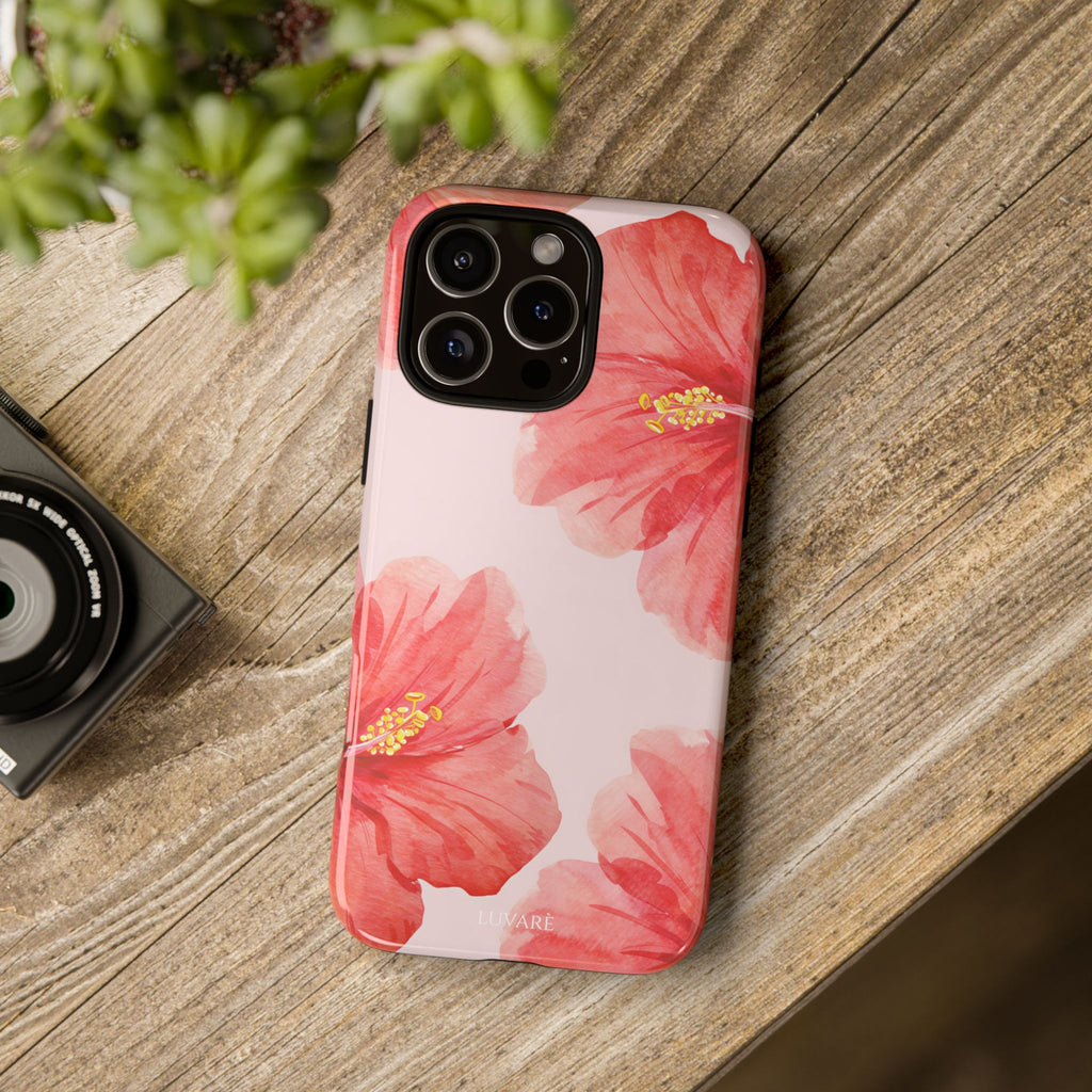 Watercolour Island Floral Hibiscus Case